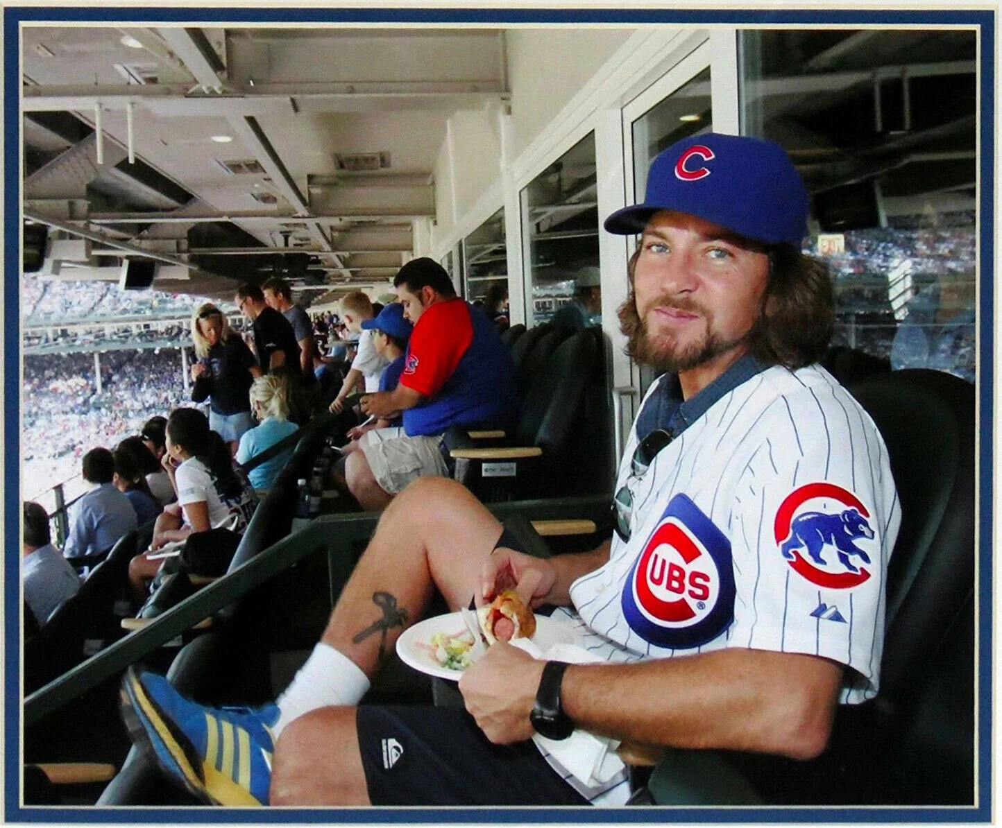 Bleachers Sports Music and Framing — Eddie Vedder Chicago Cubs