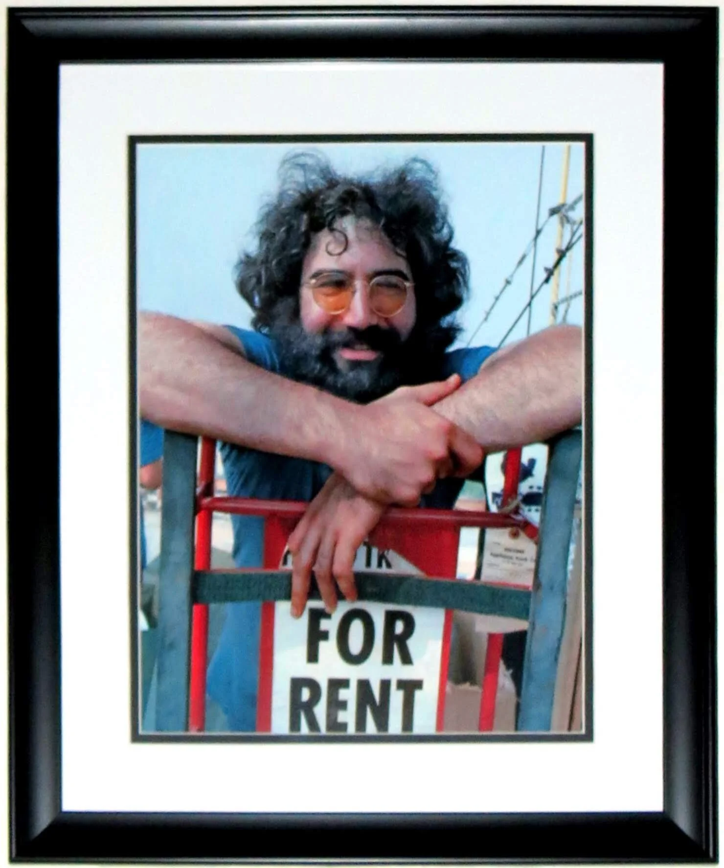 Jerry Garcia Grateful Dead Woodstock 1969 Concert 11x14 Photo - Professionally Framed