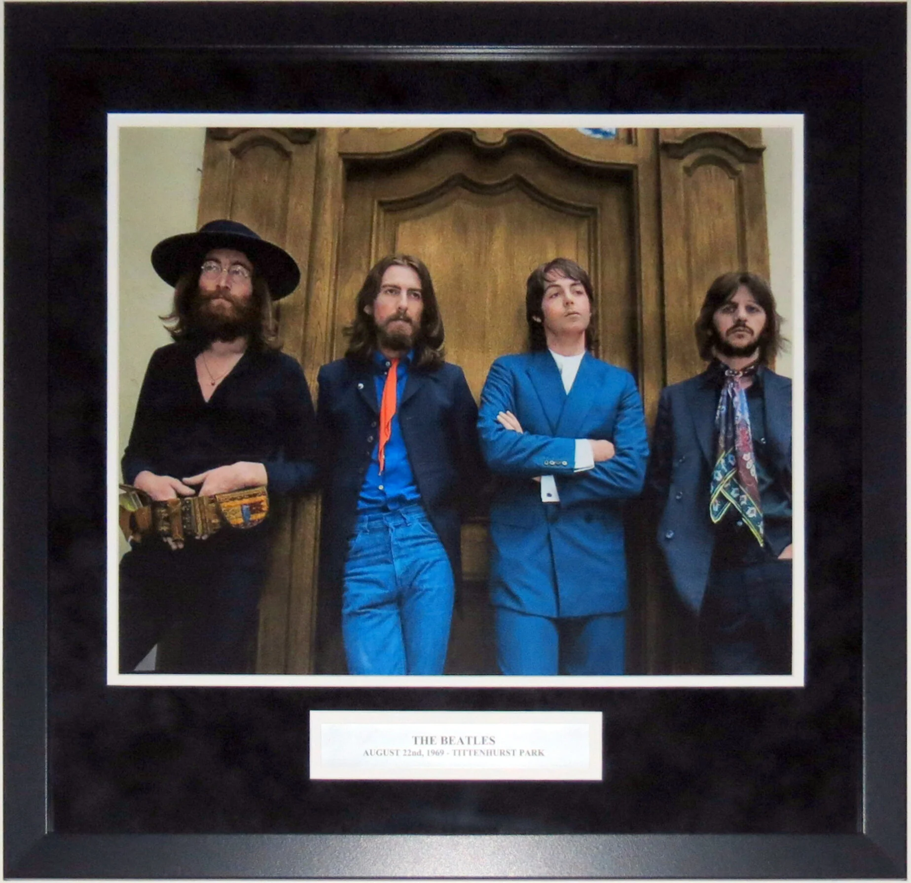 The Beatles Final Photo Shoot 1969 Photo - Professionally Framed and Plate