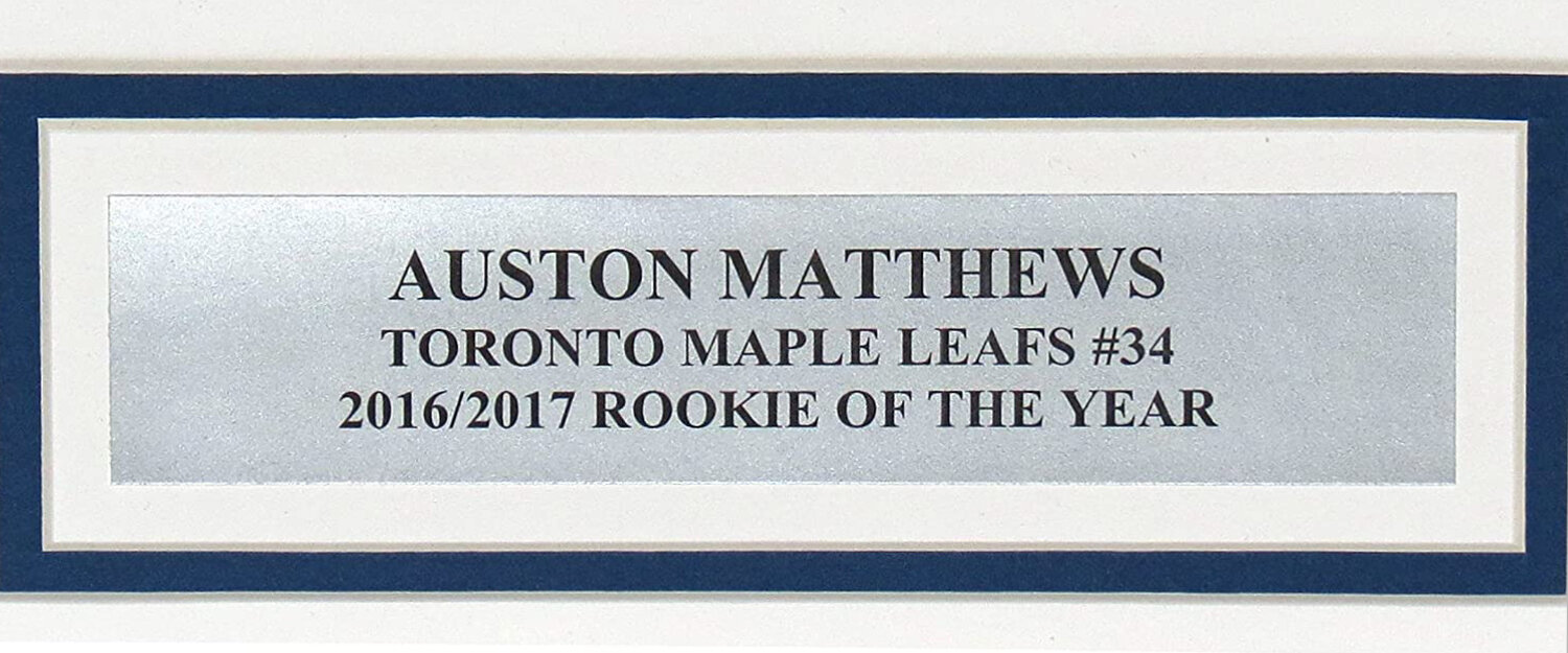 Auston Matthews Toronto Maple Leafs Autographed 16'' x 20'' 2022 Hart –  Bleacher Bum Collectibles