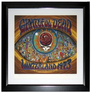 Bleachers Sports Music and Framing — Grateful Dead Winterland 1973