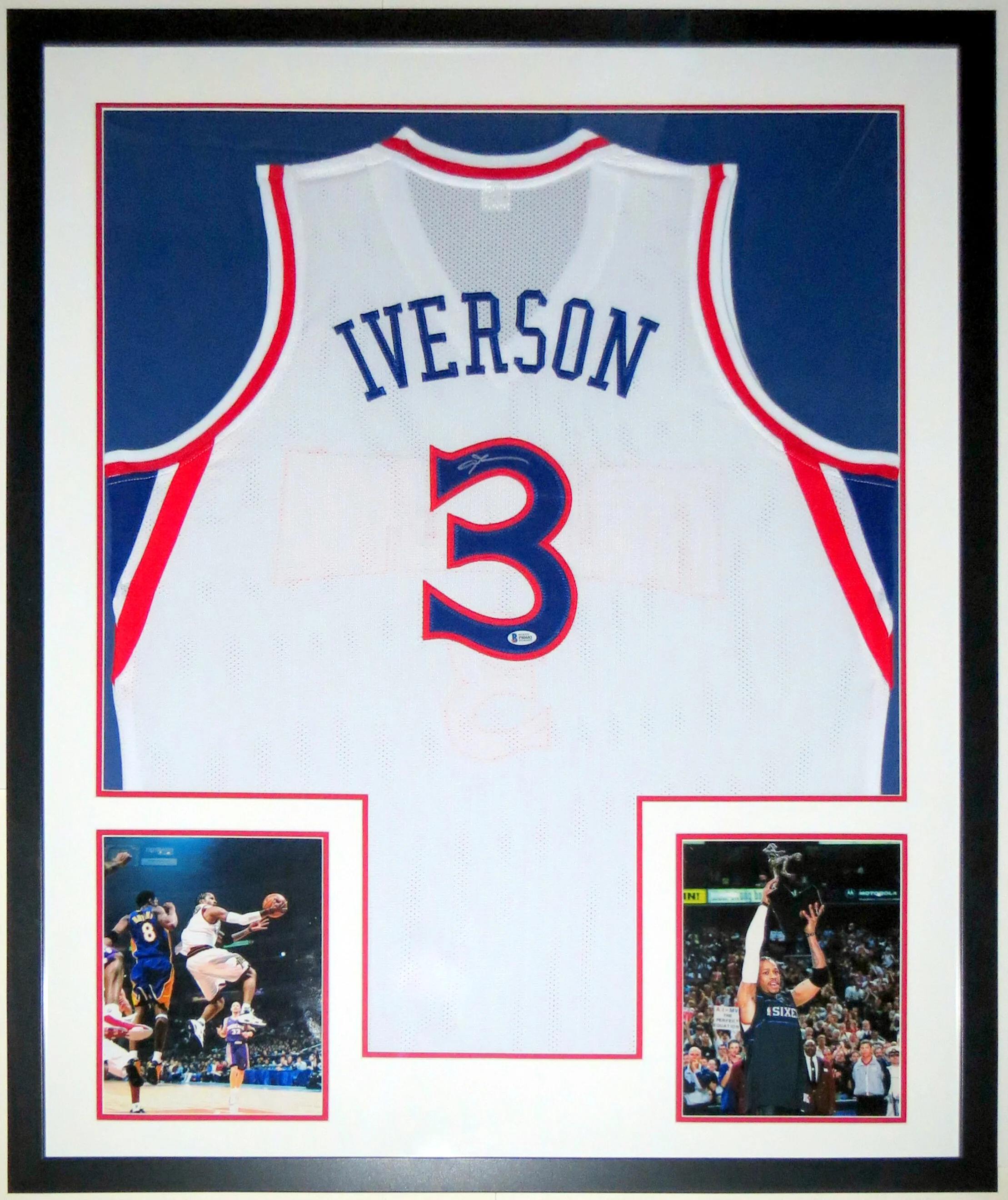 allen iverson jersey signed
