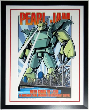 Bleachers Sports Music and Framing — Pearl Jam Original 2006 Tour