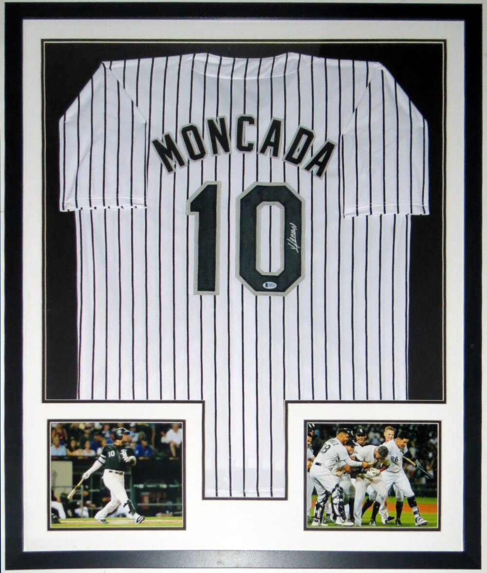 Yoan Moncada Autographed Chicago Custom White Baseball Jersey - JSA COA