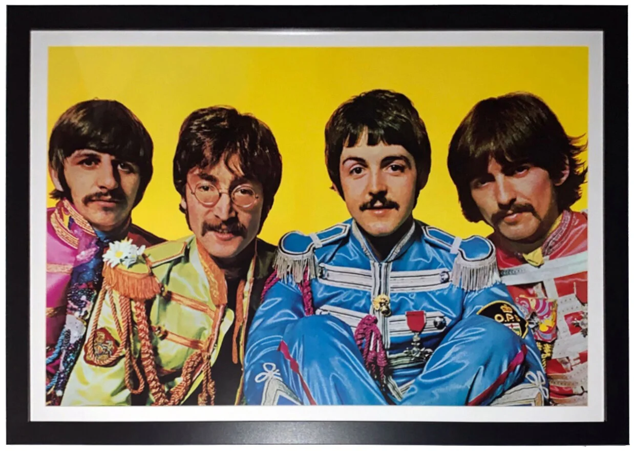 The Beatles Sgt Peppers 24x36 Photo - Professionally Framed