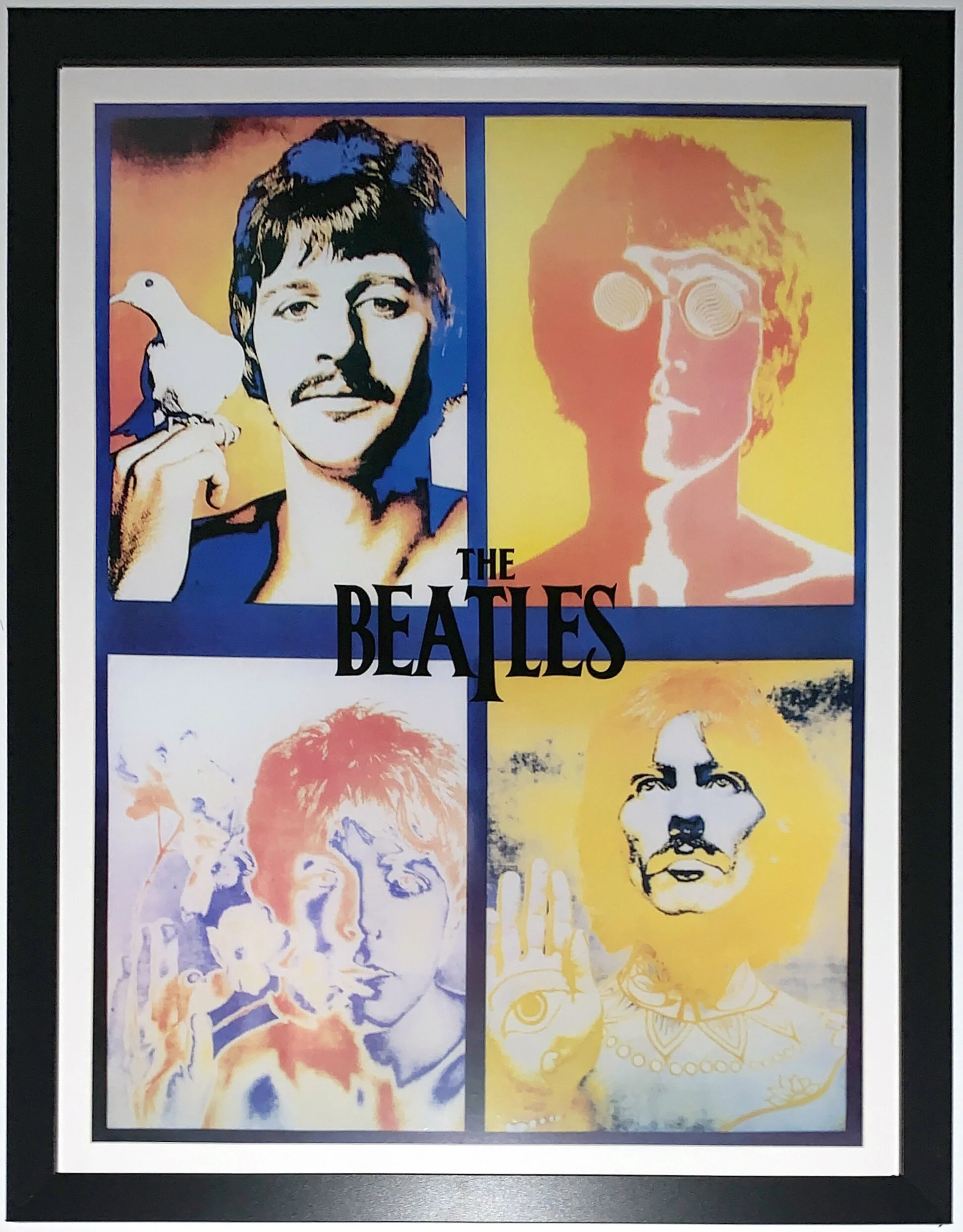 The Beatles Quad Avedon 24x36 Photo - Professionally Framed
