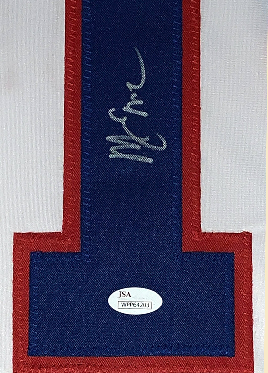 Bleachers Sports Music & Framing — Jim Craig and Mike Eruzione Two Signed  1980 United States Miracle on Ice Jersey - JSA COA - Framed