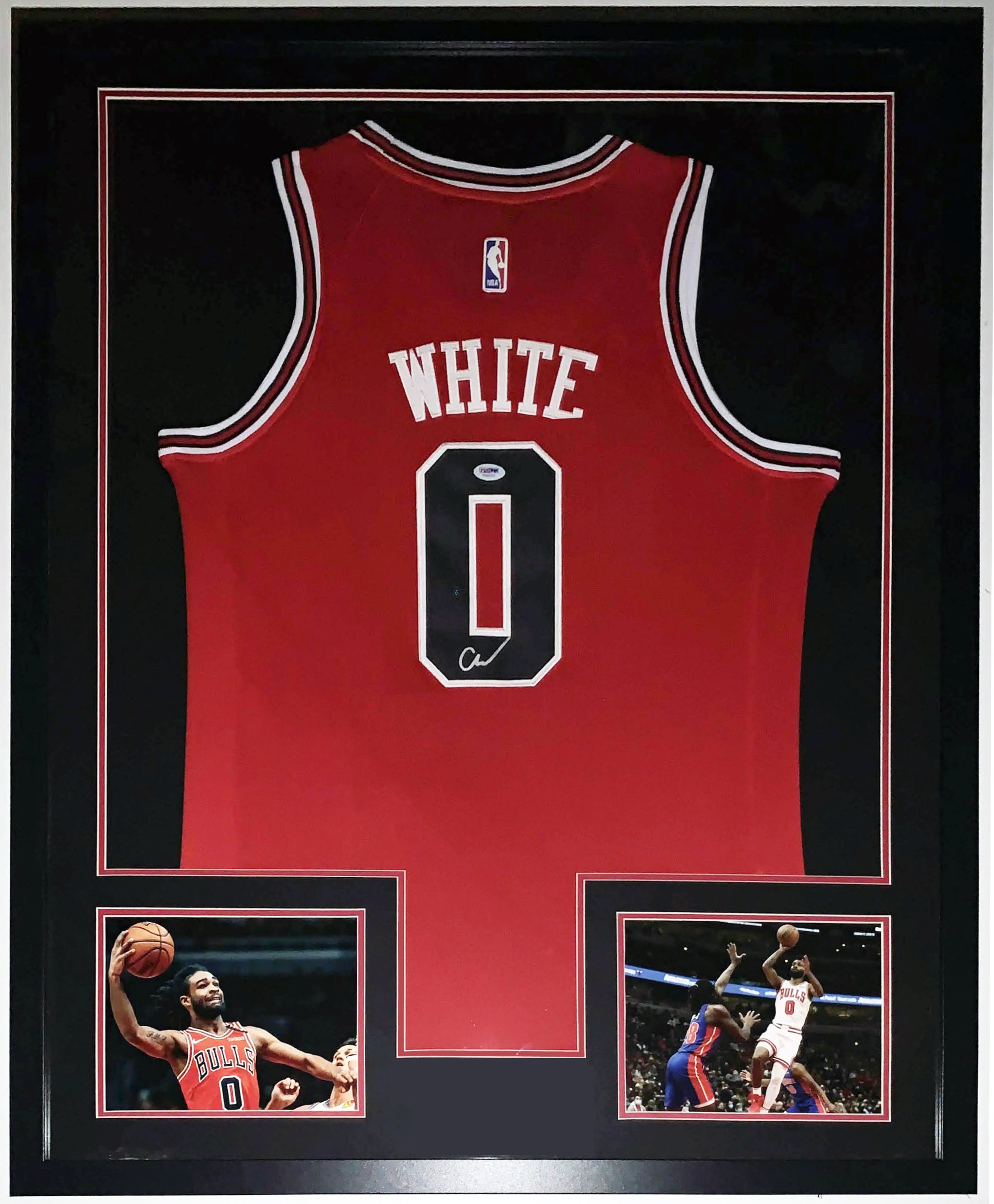 Bleachers Sports Music & Framing — Coby White Signed Authentic