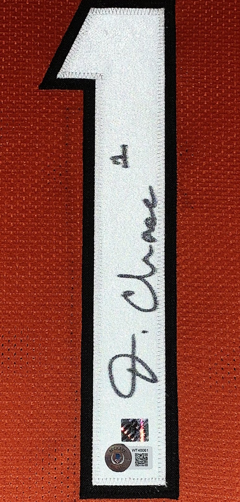 Ja'Marr Chase Autographed Cincinnati (Black #1) Custom Jersey - Becket –  Palm Beach Autographs LLC