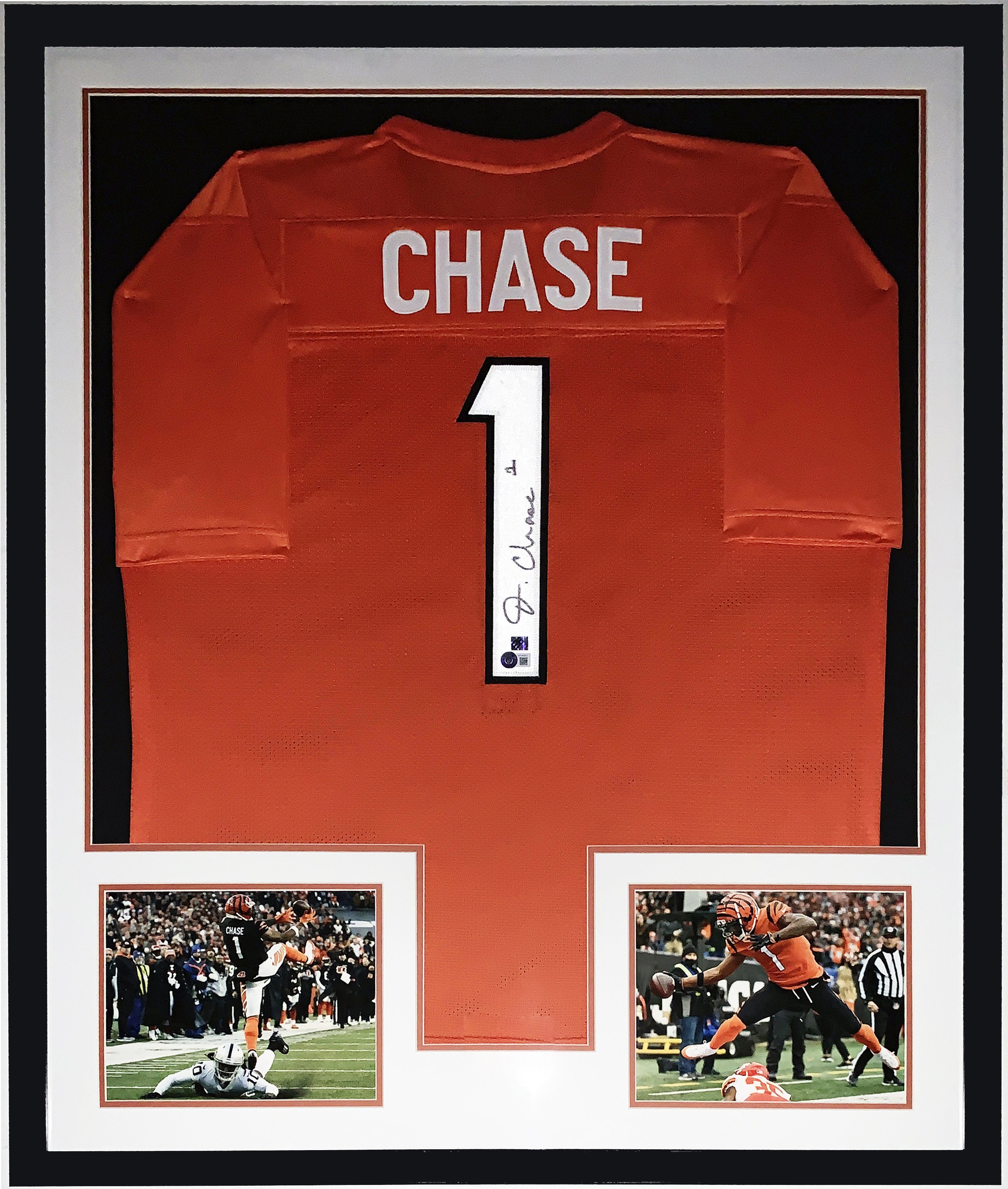 Bleachers Sports Music & Framing — Ja'Marr Chase Signed Authentic 2021  Cincinnati Bengals Jersey - Beckett Authentication Services COA