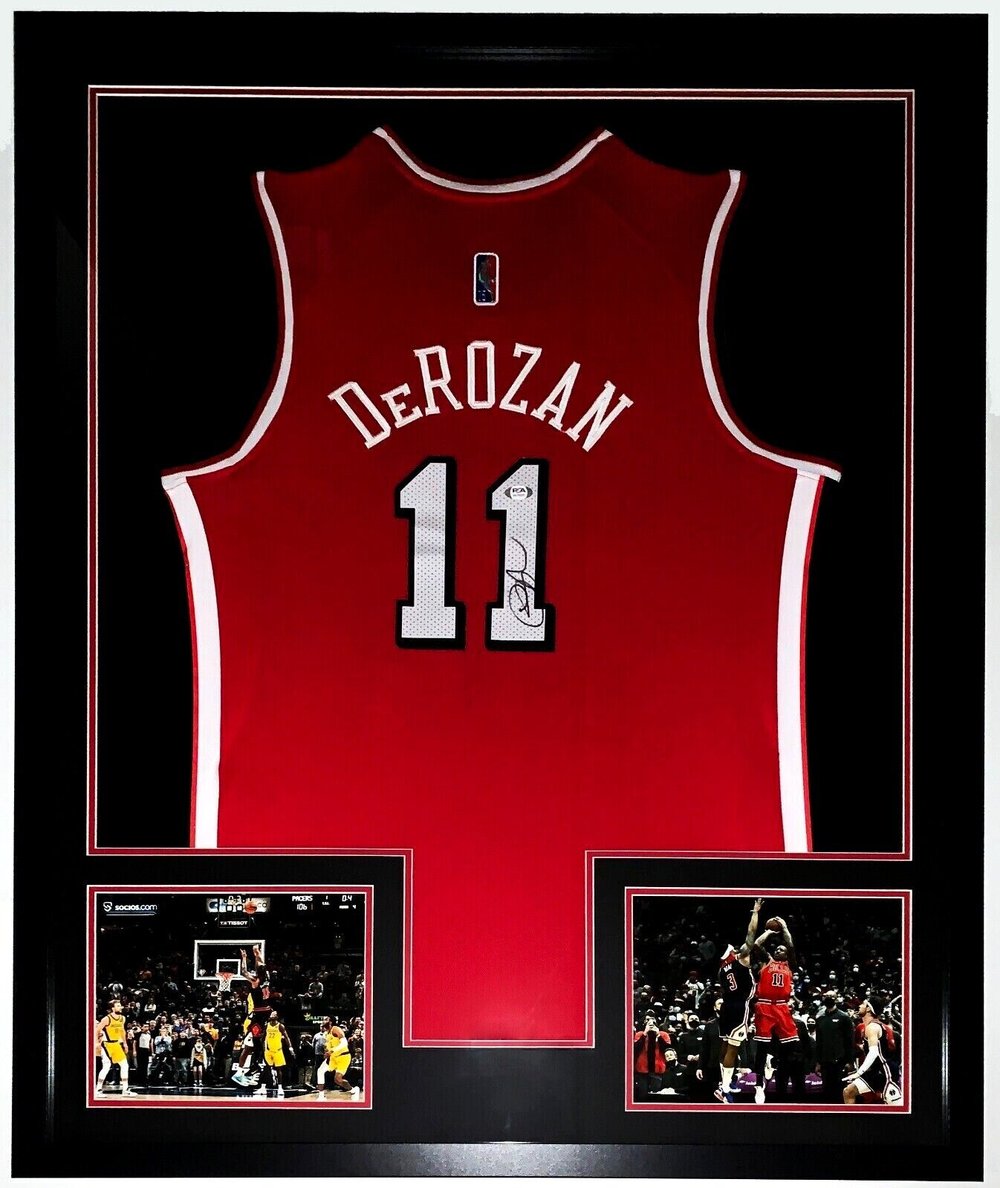 DeMar DeRozan signed 8x10 photo PSA/DNA Team USA Toronto Raptors
