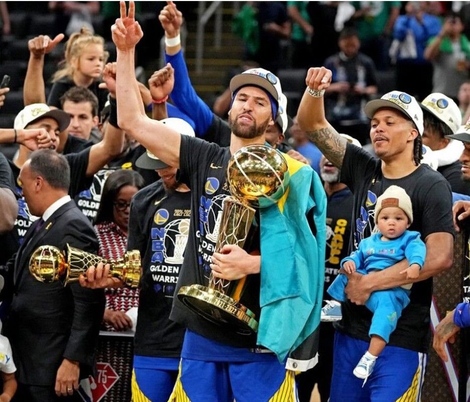 Bleachers Sports Music Framing — Klay Thompson Signed Authentic