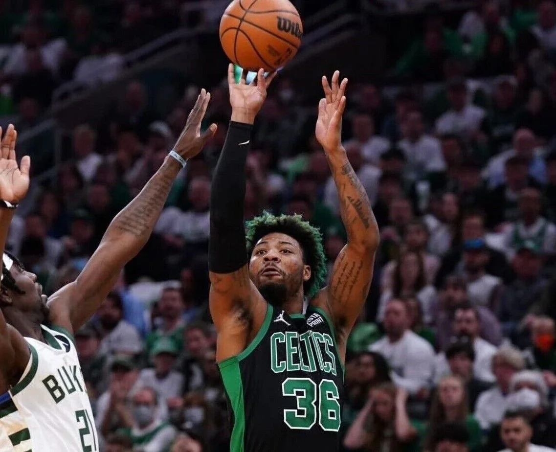 Bleachers Sports Music & Framing — Marcus Smart Autographed 
