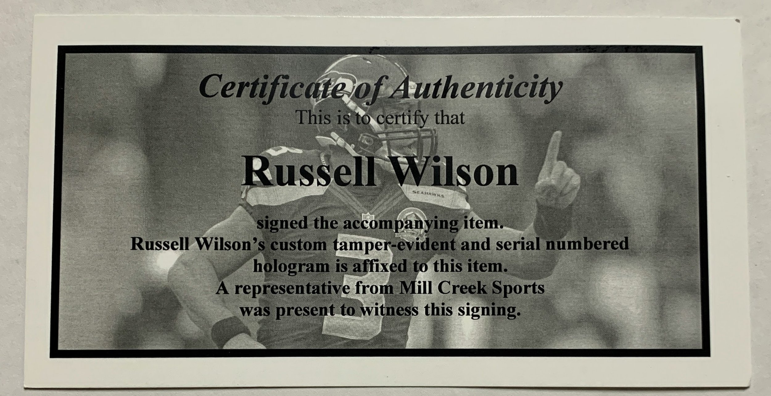 Bleachers Sports Music & Framing — Russell Wilson Bleachers Sports Music & Framing — Russell Wilson
