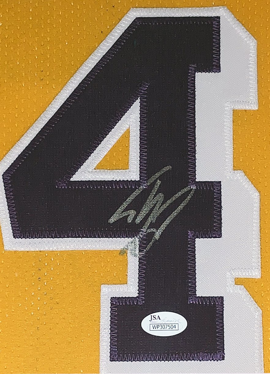 Shaquille O'Neal Signed Los Angeles Lakers Throwback Jersey (JSA