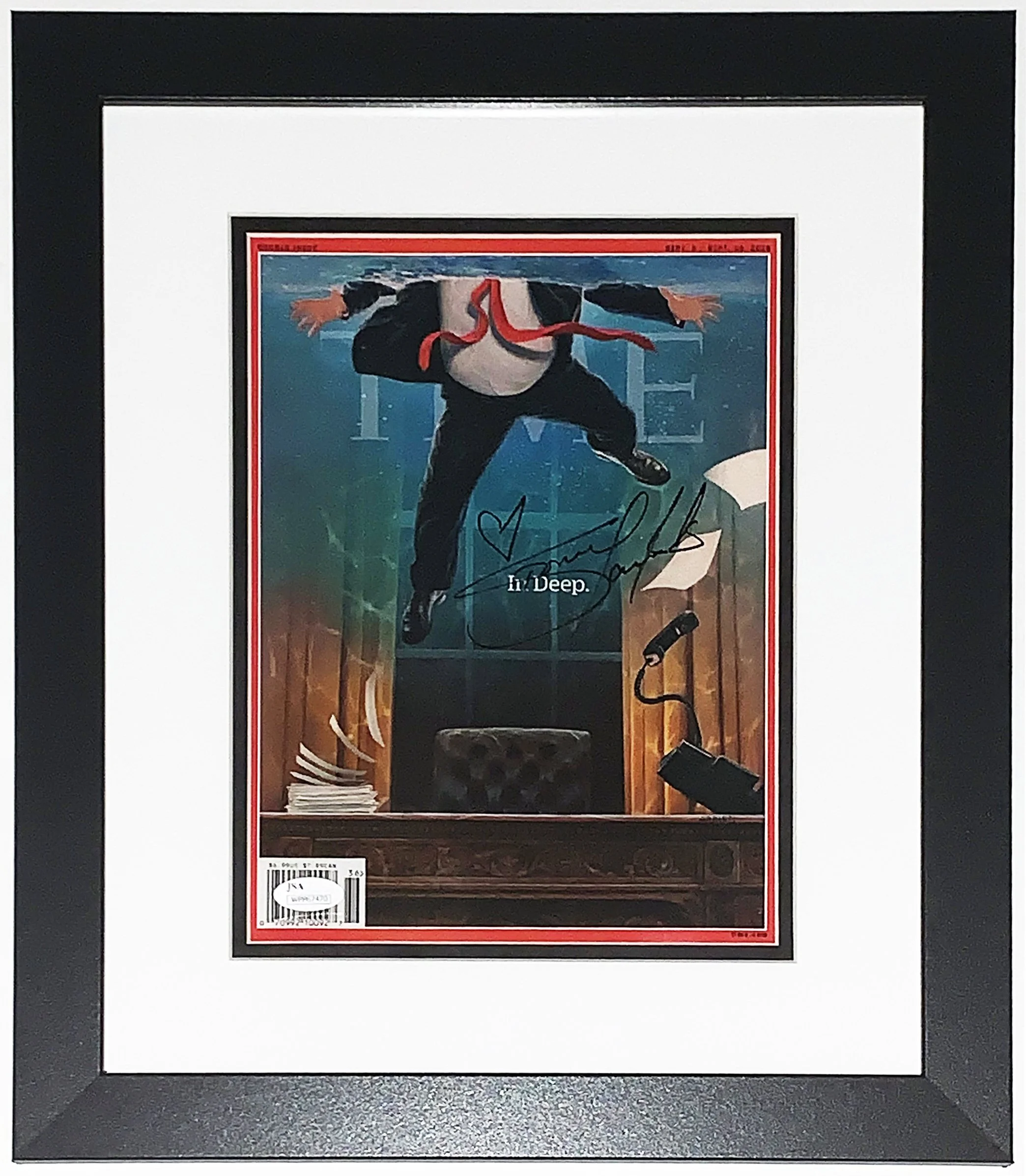 Stormy Daniels Signed Donald Trump Time Magazine - JSA COA Authenticated - Professionally Framed