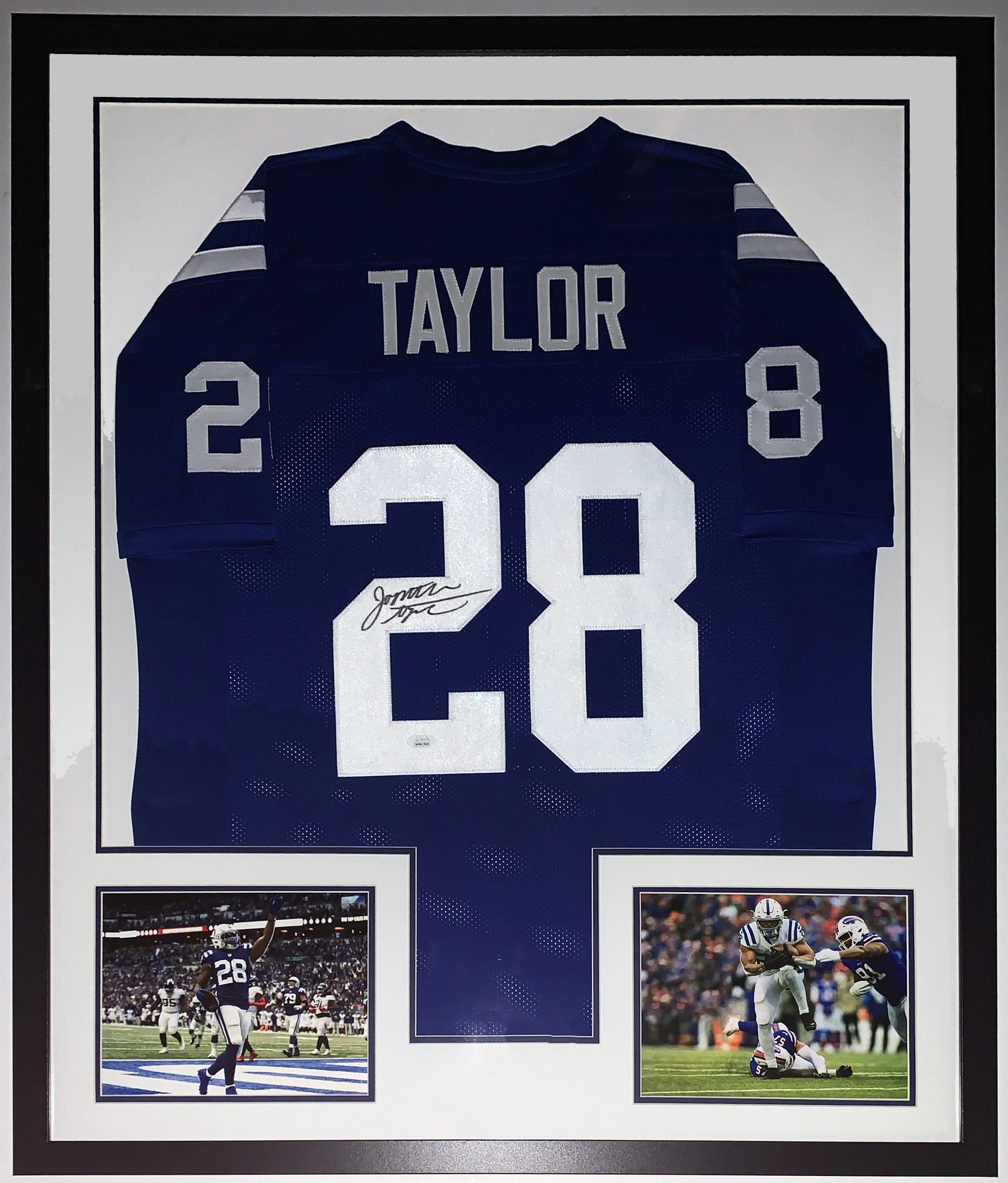 Bleachers Sports Music and Framing — Jonathan Taylor Signed  display picture 1
