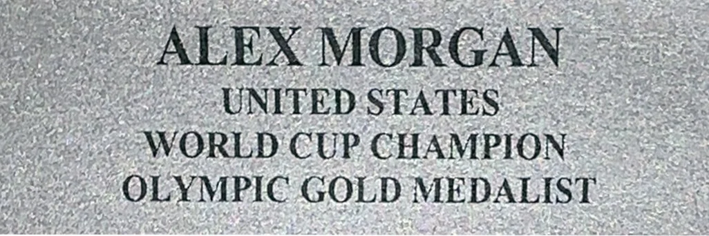 Bleachers Sports Music and Framing — Alex Morgan Signed Team USA