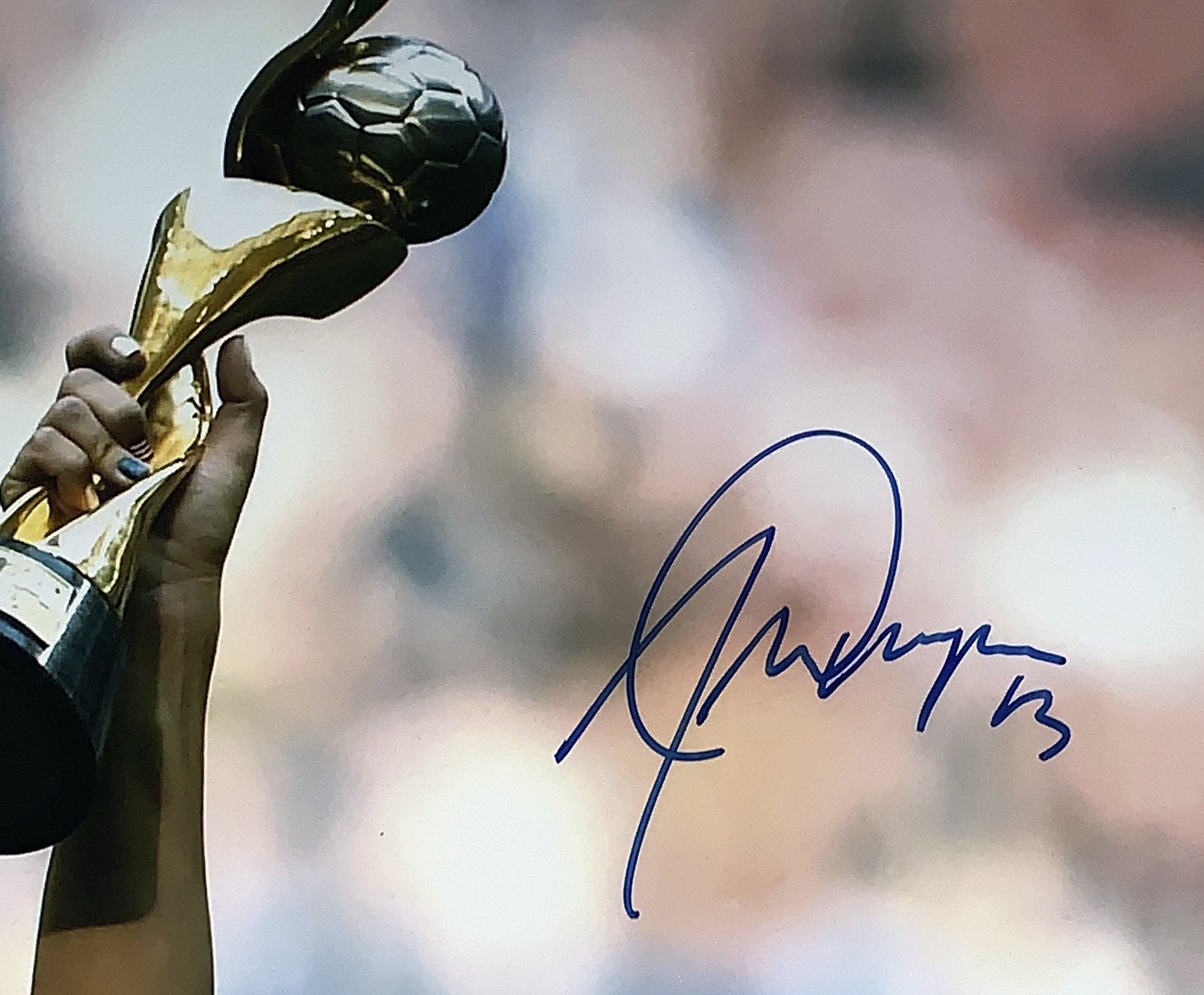 Bleachers Sports Music and Framing — Alex Morgan Signed Team USA