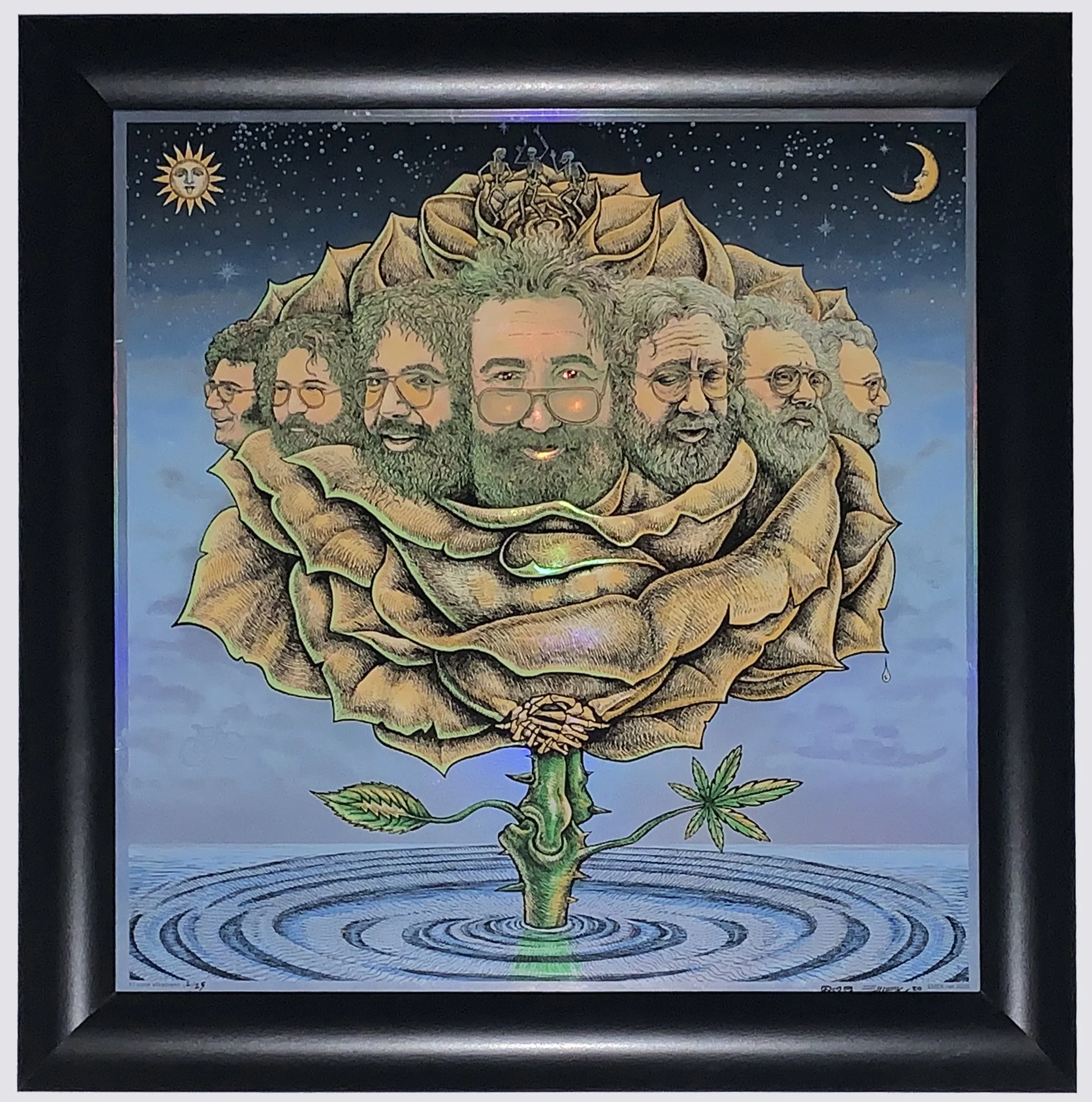 Bleachers Sports Music and Framing — Jerry Garcia Grateful Dead