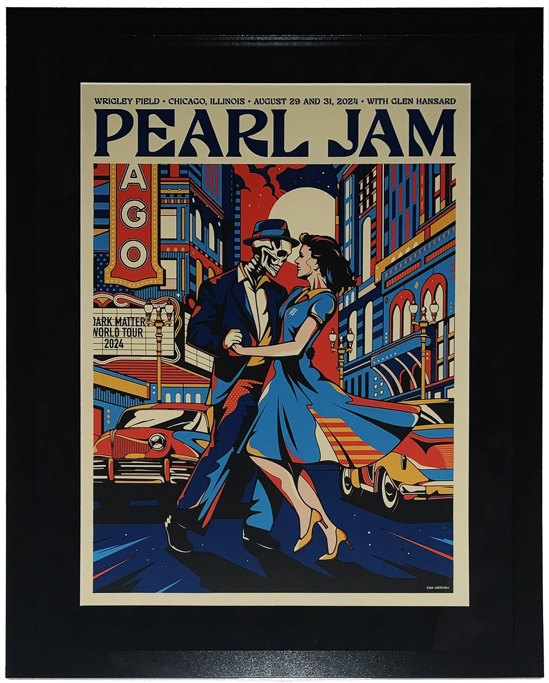 Bleachers Sports Music and Framing — Pearl Jam Original 8/29 8/31