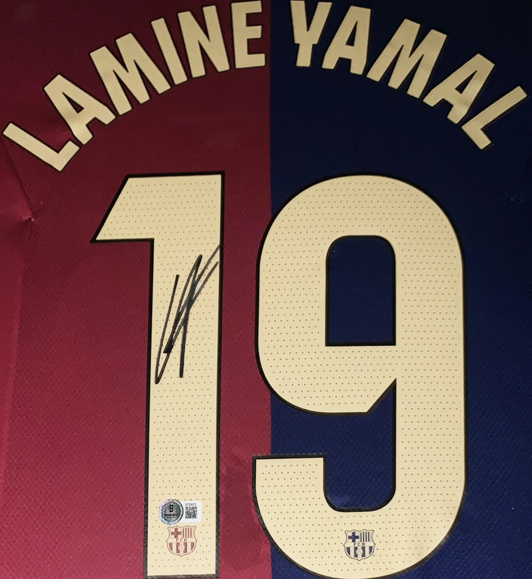 Bleachers Sports Music and Framing — Lamine Yamal Signed Authentic