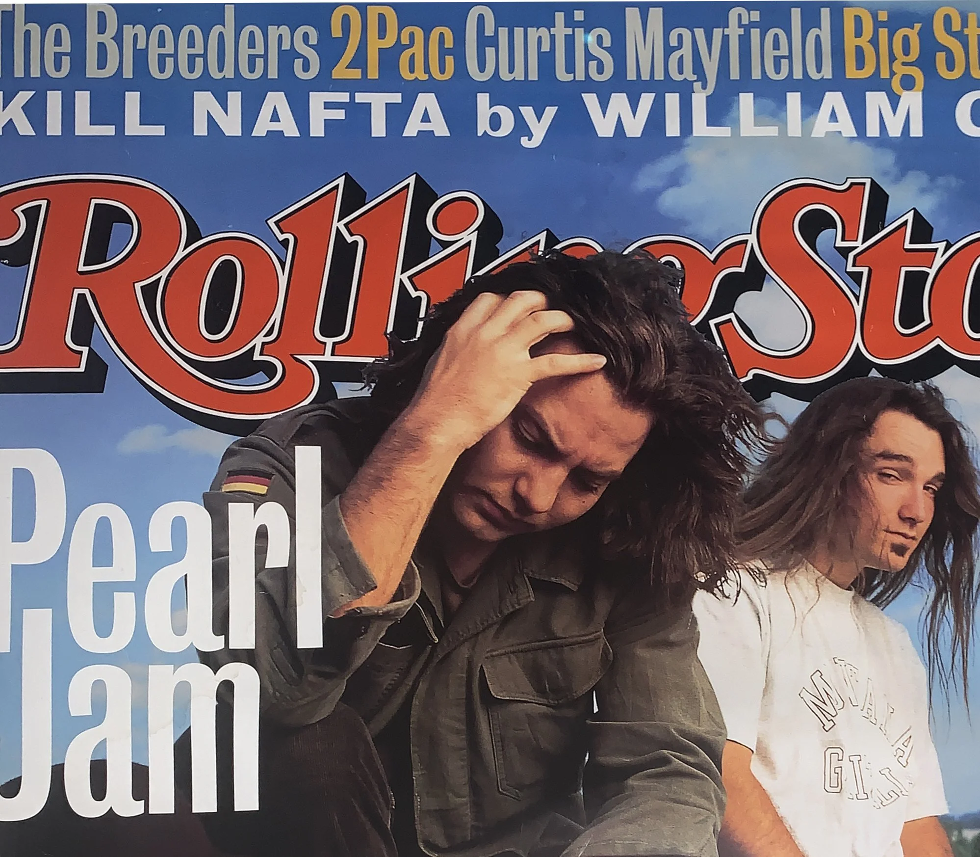 Bleachers Sports Music and Framing — Original Pearl Jam 1993