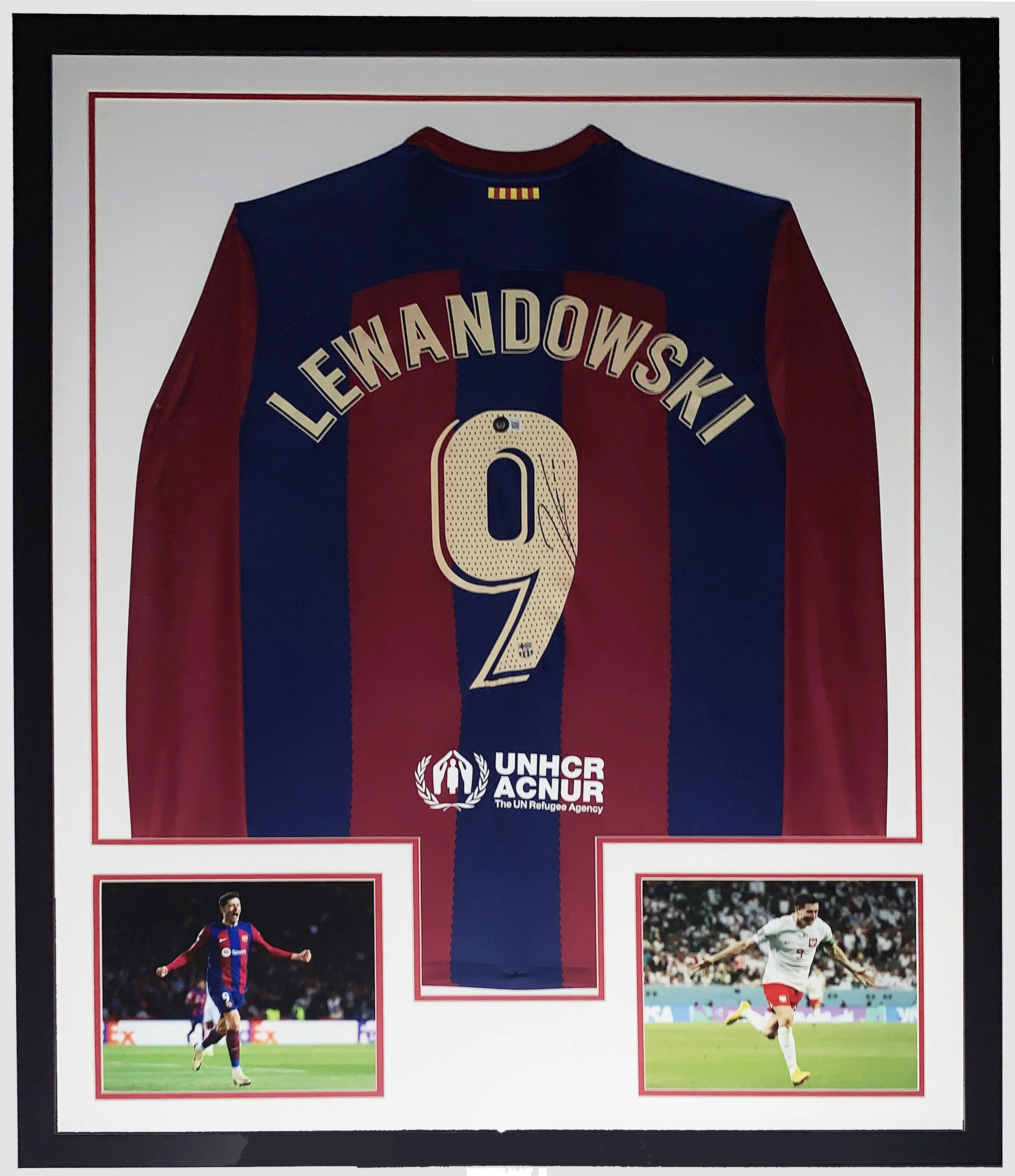 Bleachers Sports Music and Framing — Robert Lewandowski Signed FC