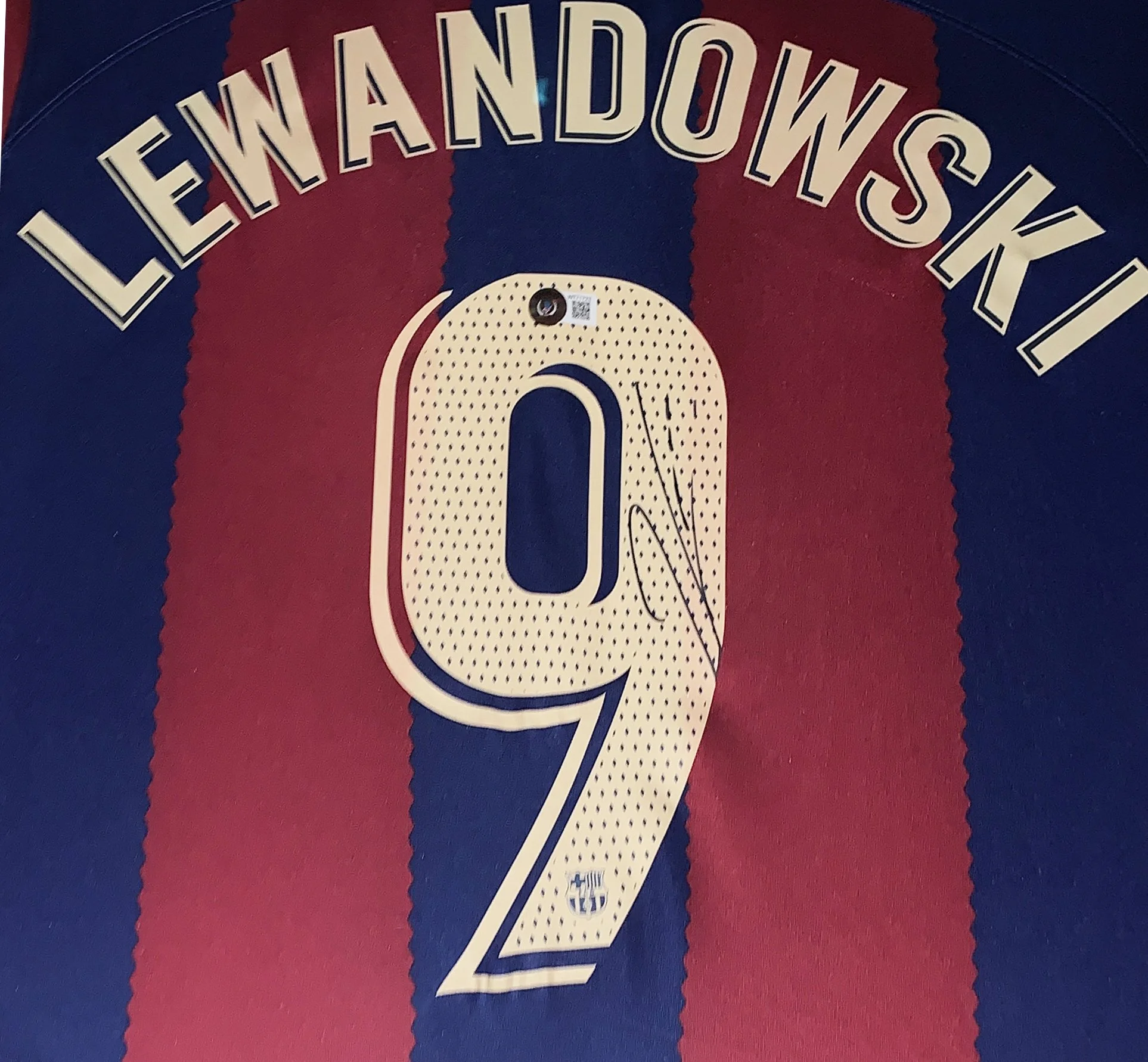 Bleachers Sports Music and Framing — Robert Lewandowski Signed FC