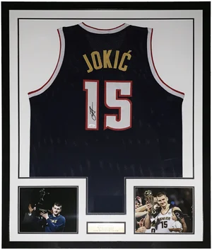 Bleachers Sports Music and Framing — Nikola Jokic Signed Denver