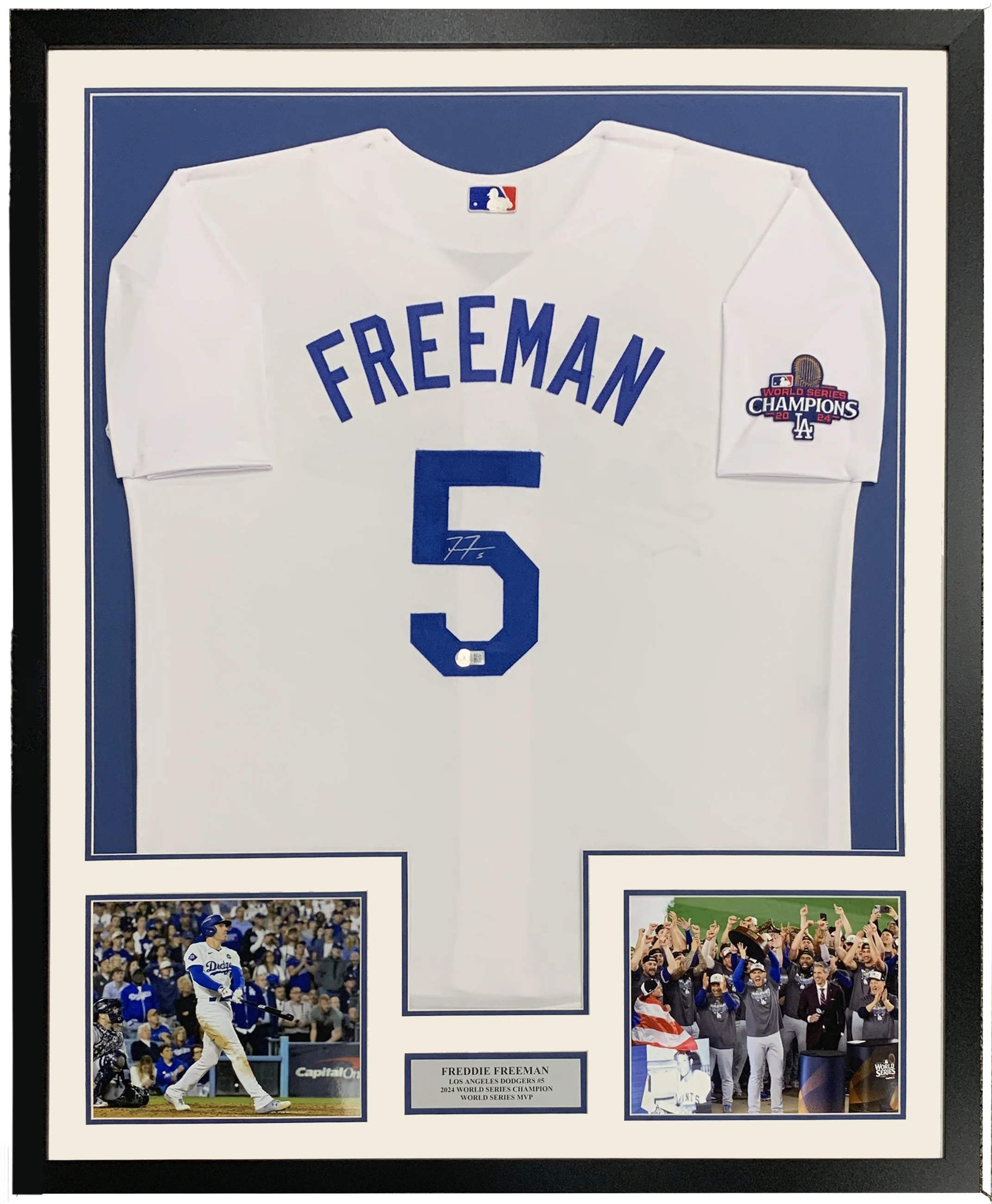 Bleachers Sports Music and Framing — Freddie Freeman Signed 