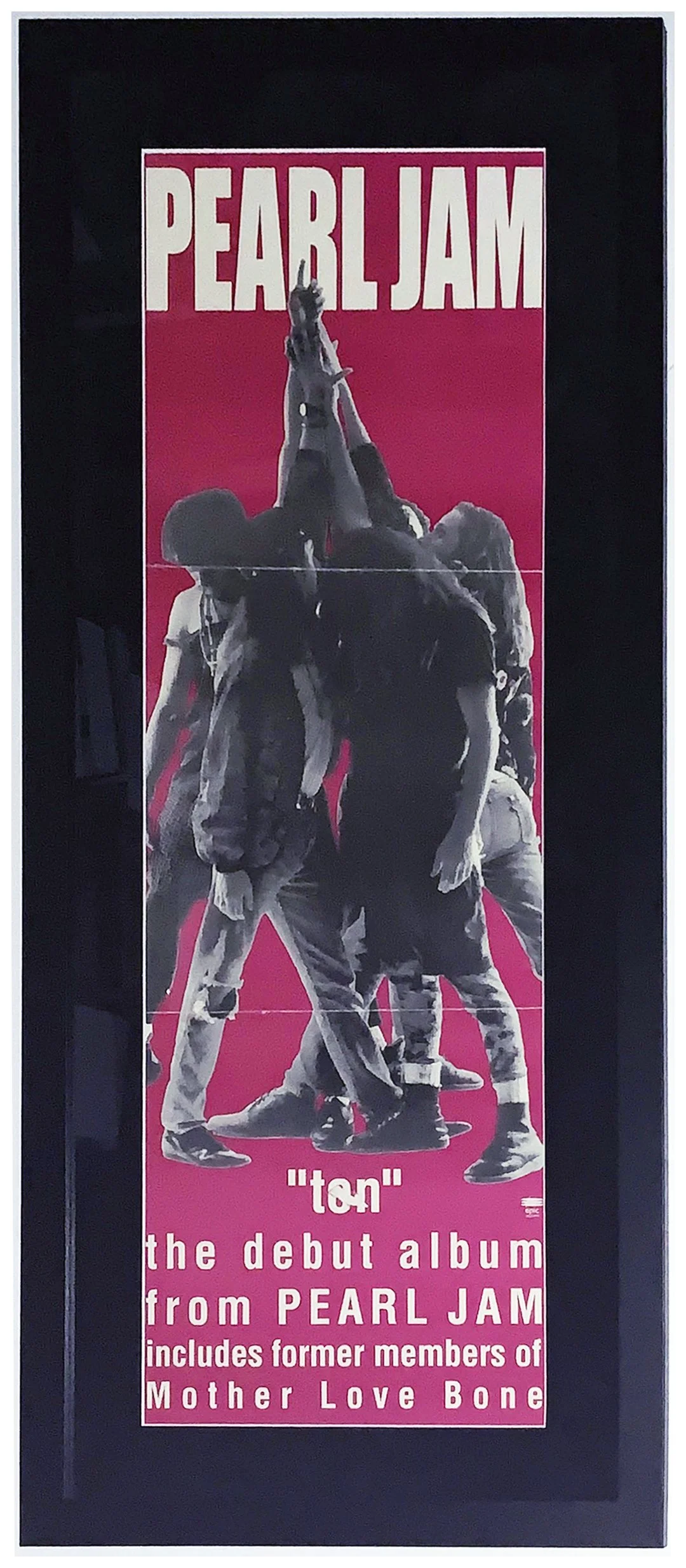 Bleachers Sports Music and Framing — Pearl Jam Original Epic 1991