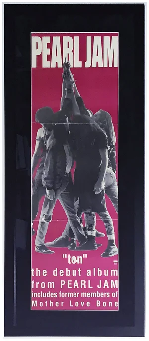 Bleachers Sports Music and Framing — Pearl Jam Original Epic 1991