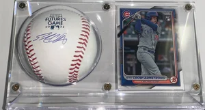 Bleachers Sports Music and Framing — Pete Crow-Armstrong Signed