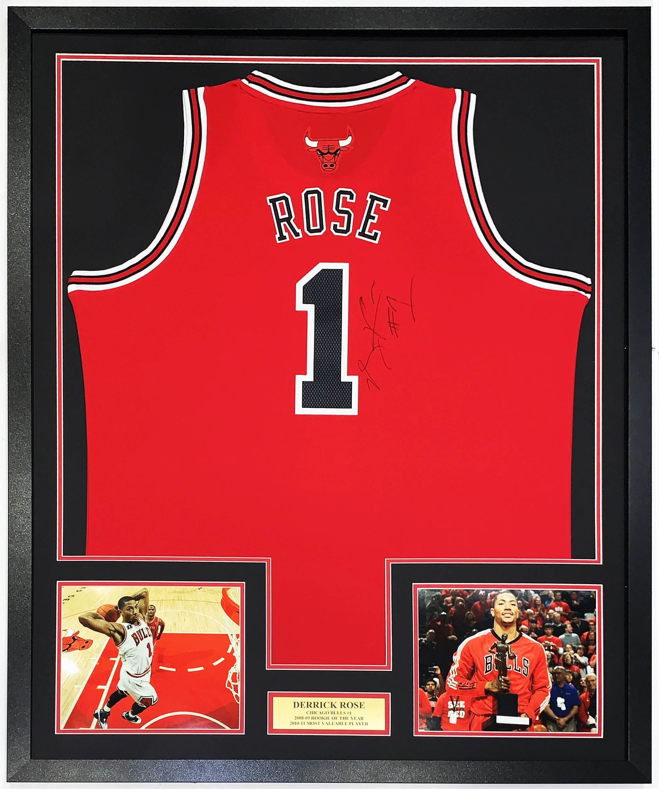 Derrick Rose Bull 1s Basketball Jersey Authentic Derrick Rose