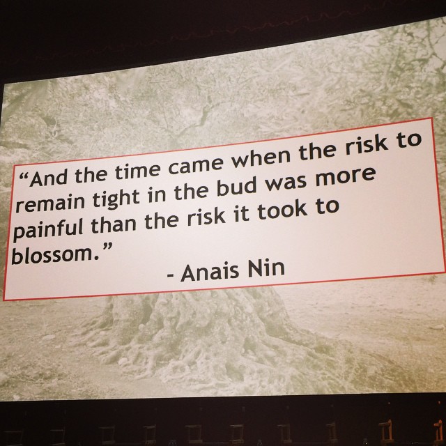 Mary Taylor, founder, Salt & Olive quotes Anais Nin in reference to the leap of faith necessary to start one's own venture.