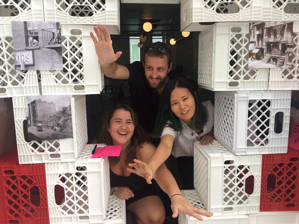 Clockwise from top: DoTank participants Javier, Diane, and Camila