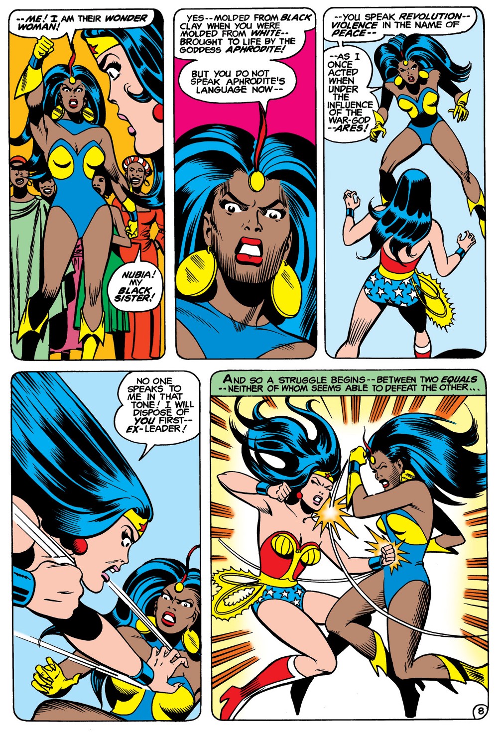 Wonder Woman and Nubia by DC Comics via The Lily 