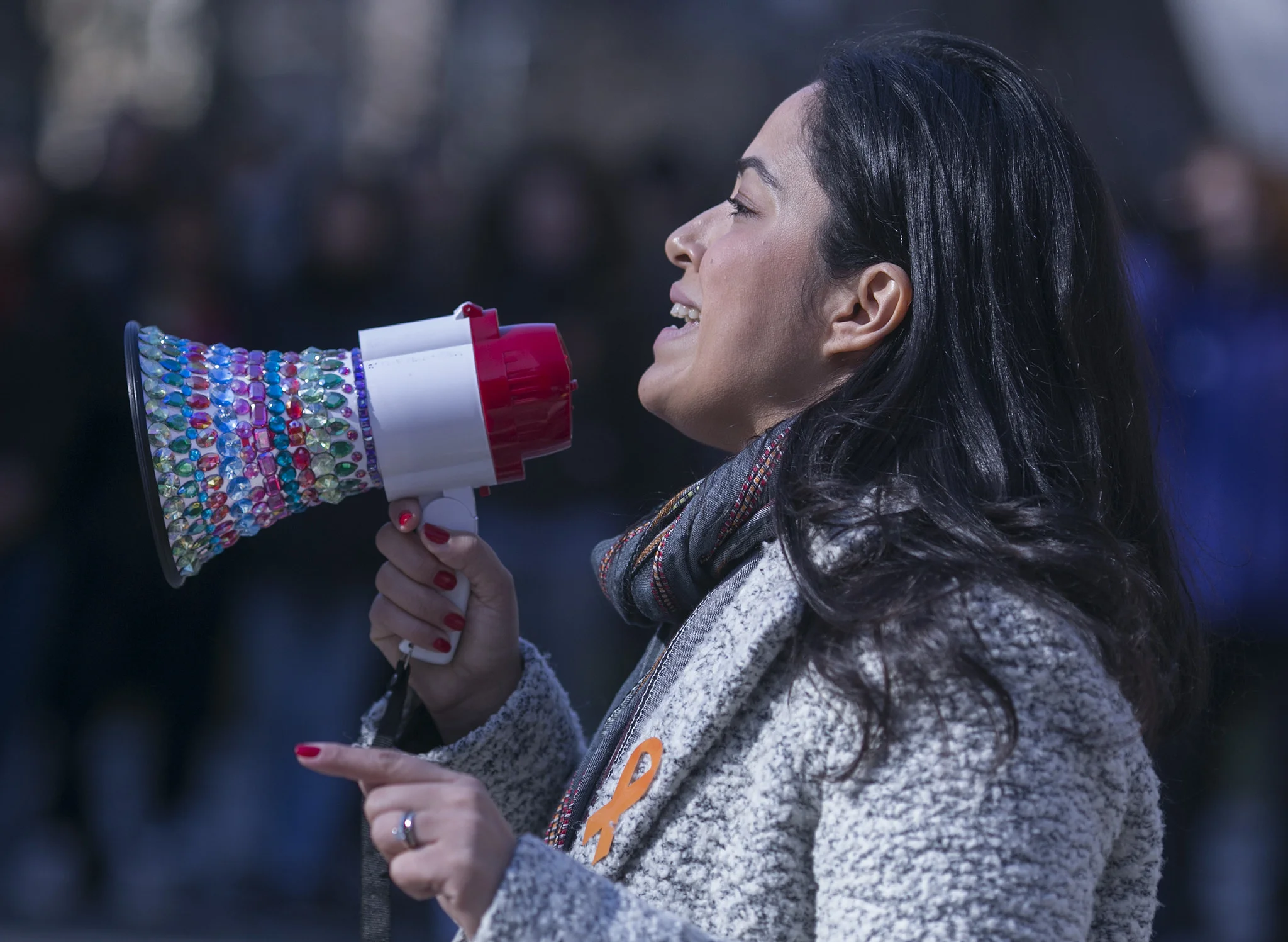 Council Member Carlina Rivera Joins Students from Baruch College Campus High School Walk Out In Protest (Photo: William Alatriste via NYC Council's Flickr )