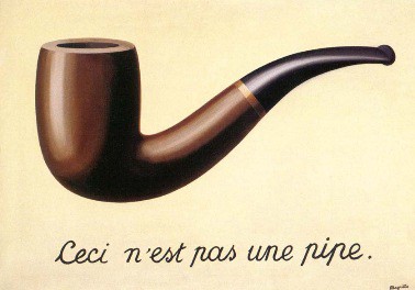Magritte’s “This is not a pipe” — It’s a painting of a pipe