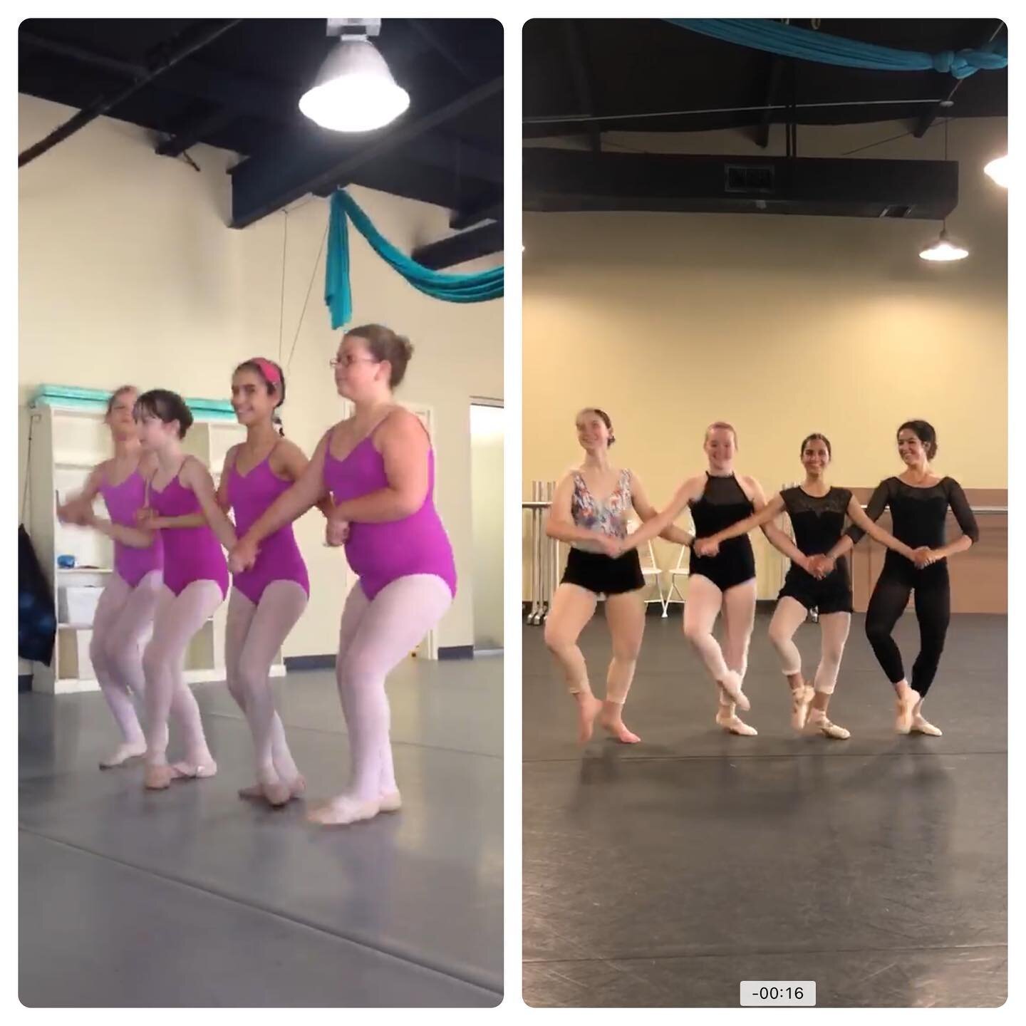Our Trainee 5 dancers found an old video of themselves and wanted to replicate it 7 years later! ⏰
