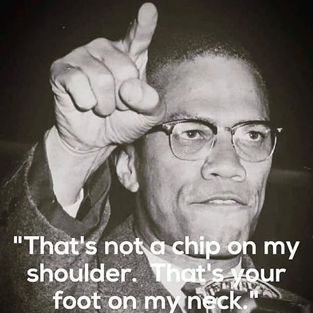 #malcolmx had it right.

Long live #georgefloyd