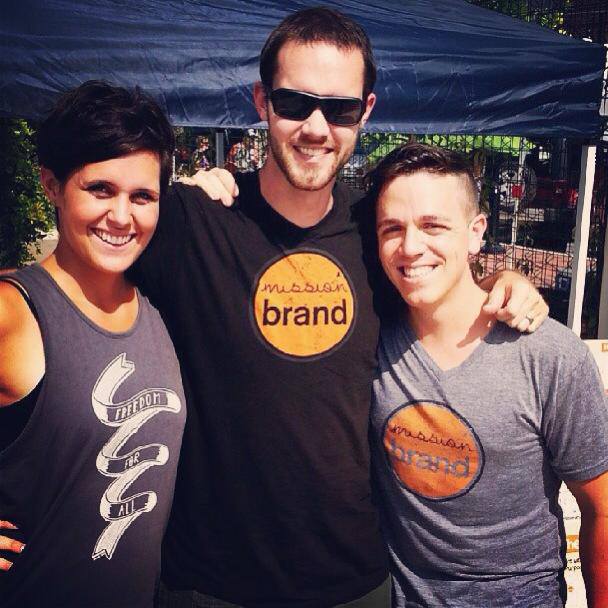 The Mission Team at Guthrie Green Sunday Market this past summer.