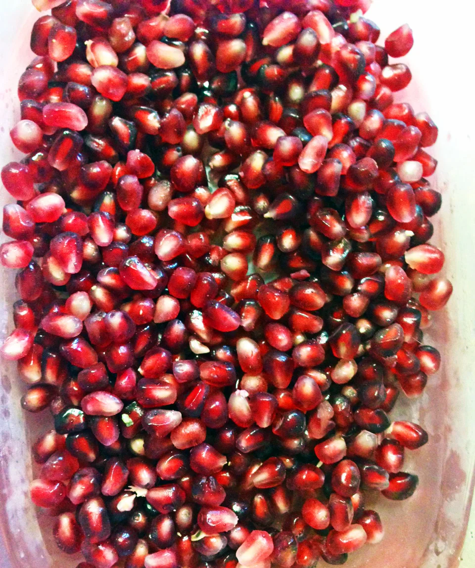 Pomegranates. My new favorite snack.