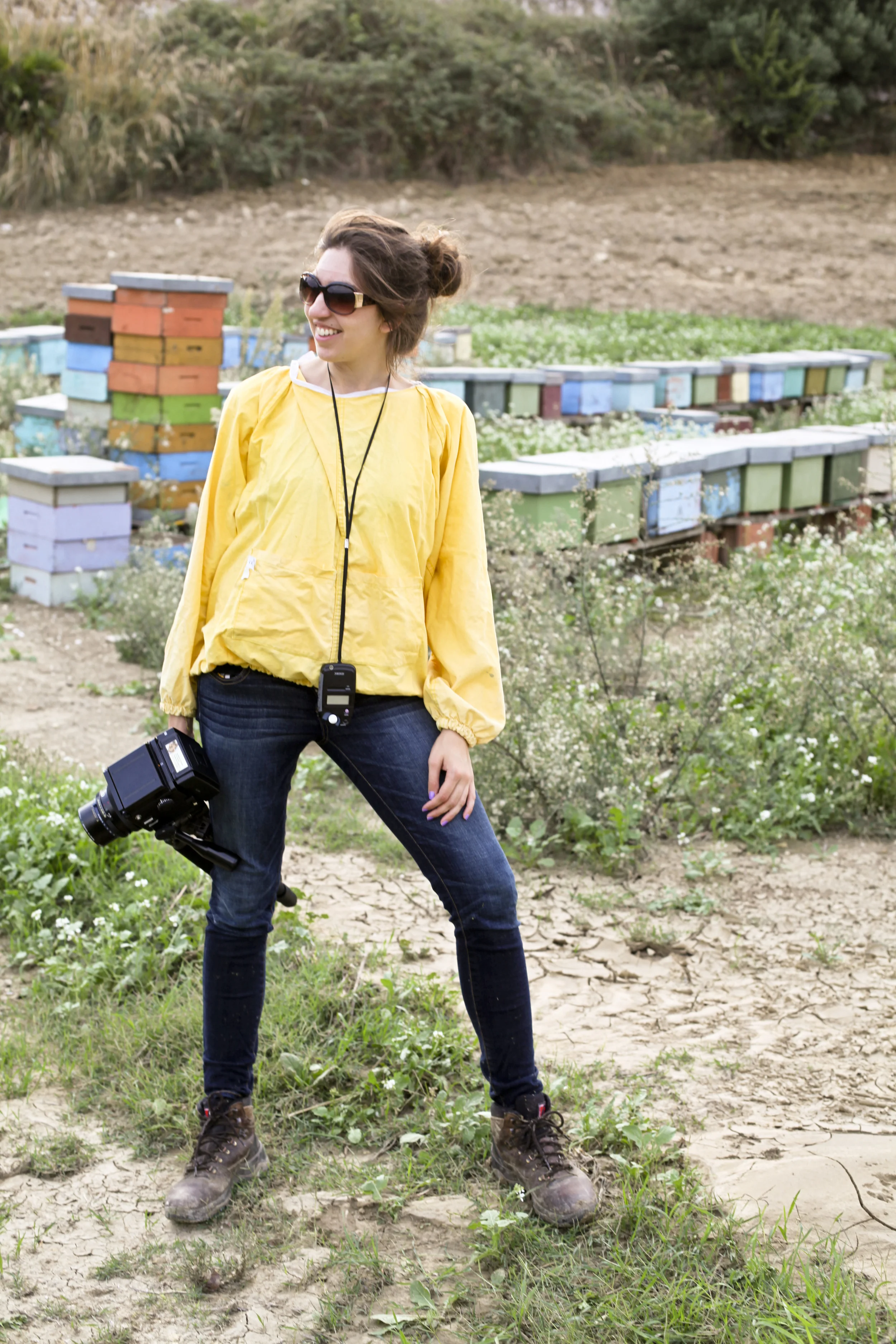 Renée Ricciardi is a Boston based artist, photographer, and naturalistic beekeeper. She received her Bachelors of Fine Arts in Photography from the Massachusetts College of Art. She spent six months living with beekeepers in 13 regions of Italy. Renée is currently working on a personal assignment photographing apiaries, beekeepers, and organic food in cities across Italy. 
