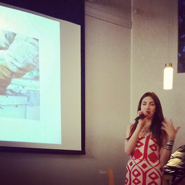 Here I am, talking with my hands, per usual.