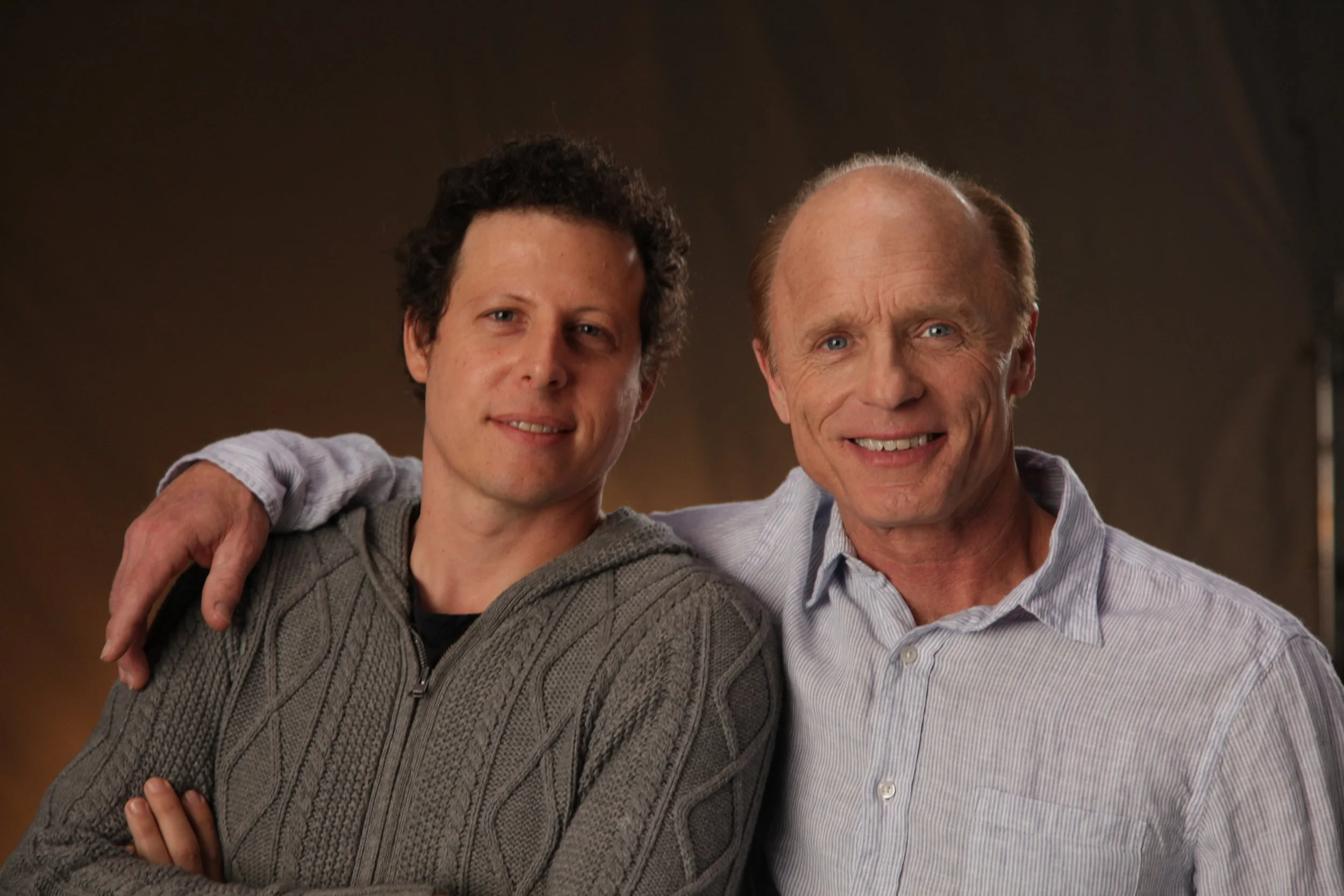 My "Hitchcock cameo" with Ed Harris. I make the briefest of cameos, on the wall of photographs in Tom's loft - blink and you'll miss it! This is the silly picture Ed and I took to make that happen. Besides his prodigious talent and passionate love for the craft, personally Ed always had my back on set. Having been a director of independent films himself, he was all too familiar with the time pressures a director is constantly working under. He would always check in with me just before we move on from imporant scenes: Do you have what you need? Do you want to try anything different? Both he and Annette were always up for another take -- eager to try something different, to try it again. No matter the hour. No matter the difficulty. Their generosity -- with each other and with me -- was just sheer bliss. I should only be so lucky on every project.