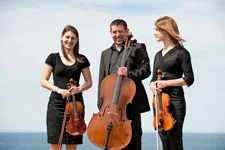 String Trio $480 for the first hour, $210 for each subsequent hour.