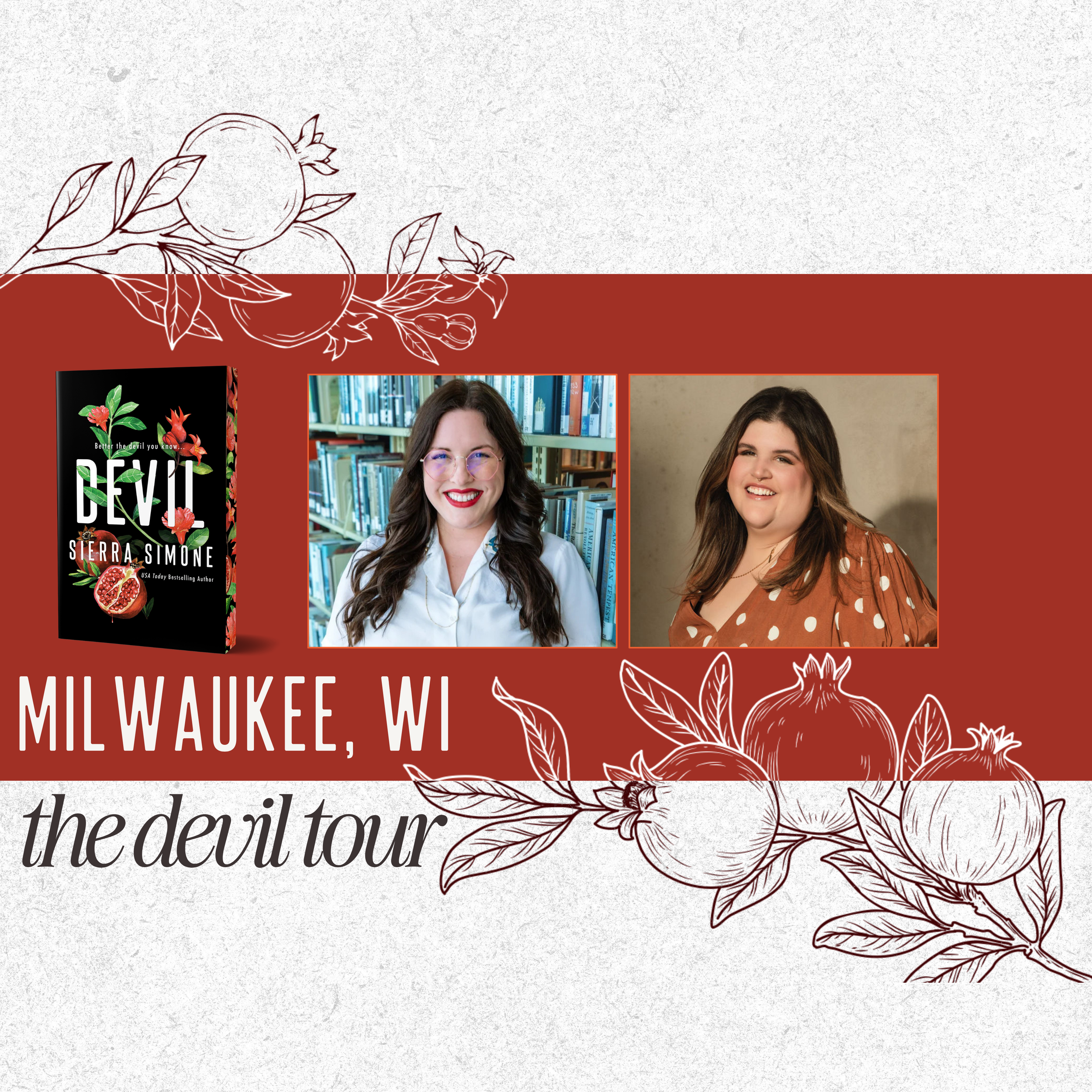 Sierra Simone's DEVIL TOUR: Milwaukee, WI with Julie Murphy @ The Well Read Damsel