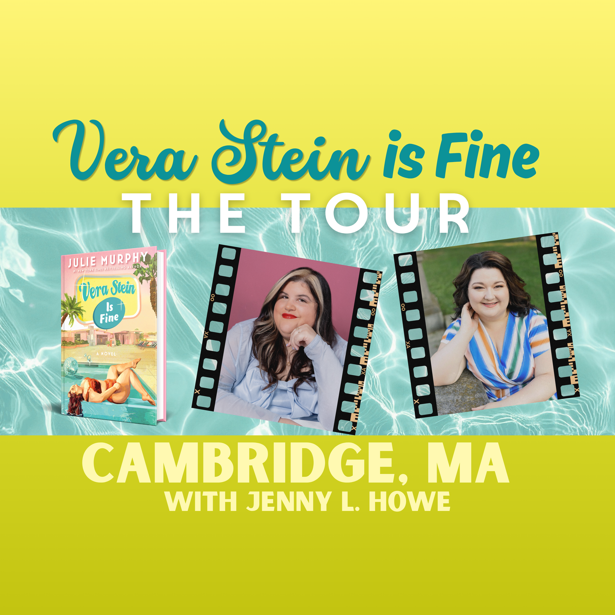 VERA STEIN IS FINE BOOK TOUR: Cambridge, MA with Lovestruck Books